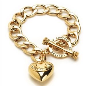 Juicy Couture Gold Heart Bracelet
